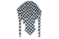 Black and White Checked Zandana